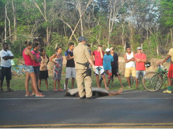 Acidente com v&iacute;tima fatal nas proximidades da PRF de Floriano(Imagem:FlorianoNews)
