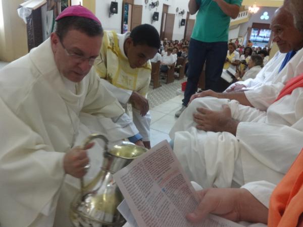 Missa da Ceia do Senhor na Catedral São Pedro de Alcântara.(Imagem:FlorianoNews)