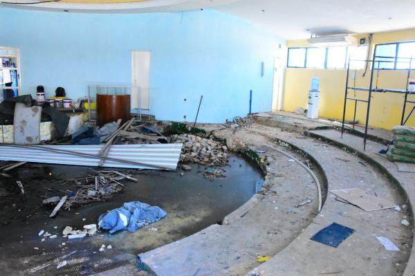 Reforma no plen&aacute;rio da C&acirc;mara Municipal de Floriano deve ser conclu&iacute;da em agosto.(Imagem:CMF)