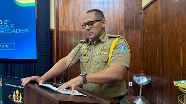 Major Jo&atilde;o Ricardo Pinto Sousa, chefe do Gamil.(Imagem:Ascom Gabinete Militar)