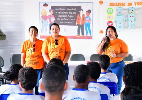 Prefeitura de Floriano leva conscientização sobre violência sexual infantil às escolas municipais(Imagem:Secom)