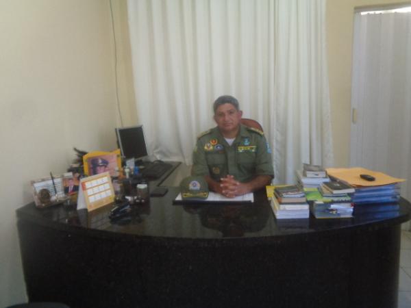 Comandante do 3&ordm; Batalh&atilde;o da PM, Tenente Coronel Rubens Lopes.(Imagem:FlorianoNews)