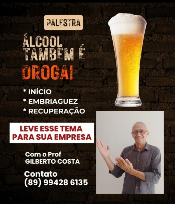 Álcool também é droga!(Imagem:Divulgação)
