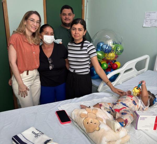 Hospital Infantil encerra o ano com aplica&ccedil;&atilde;o do Zolgensma, a terapia mais avan&ccedil;ada para Atrofia Muscular Espinhal.(Imagem:Divulga&ccedil;&atilde;o)