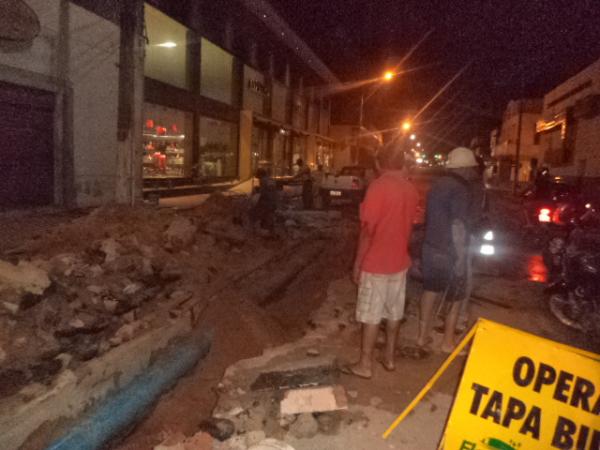Conclu&iacute;da a rede de abastecimento de &aacute;gua em Floriano.(Imagem:FlorianoNews)