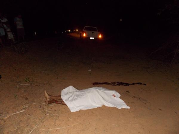 Motoqueiro morre em acidente no PI ao trafegar na contram&atilde;o na PI-217.(Imagem:Nazar&eacute;Net)