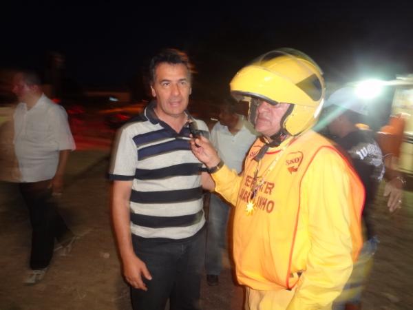 Gilberto Jr e Salom&atilde;o Holanda prestigiaram os festejos no Tabuleiro do Mato.(Imagem:FlorianoNews)