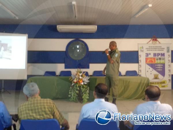 Comandante do 3&ordm; BPM faz balan&ccedil;o do trabalho da PM em Floriano.(Imagem:FlorianoNews)