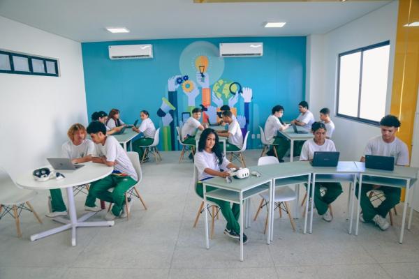A gestão estadual também fortalece o ensino superior na capital por meio do Piauí Instituto de Tecnologia (PIT).(Imagem:João Allbert)